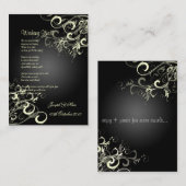 PixDezines vanille wervelingen/doe-het-zelf achter Informatiekaartje (Voorkant / Achterkant)