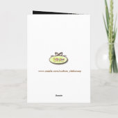 PixDezines vanille wervelingen/doe-het-zelf achter Kaart (Achterkant)