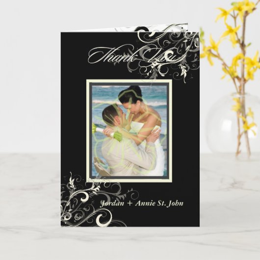 PixDezines vanille wervelingen/doe-het-zelf achter Kaart (Gele Bloem)