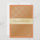 PixDezines vavin damask/champagne/diy background Kaart (Voorkant)