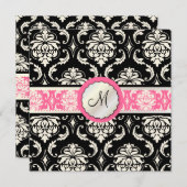 PixDezines Vendome Damask/DIY kleuren! Kaart (Voorkant / Achterkant)