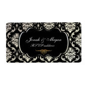 PixDezines Vendome Damask Etiket (Voorkant)