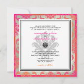 PixDezines Vendome Damask/Passion Pink Kaart (Achterkant)