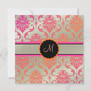 PixDezines Vendome Damask/Passion Pink Kaart