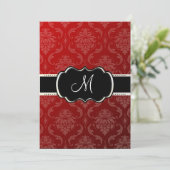 PixDezines Vendome Damask/Red, 5 x 7 Kaart (Staand voorkant)
