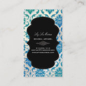 PixDezines Vendome Damask Visitekaartje (Achterkant)