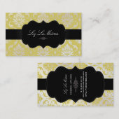 PixDezines Vendome Damask Visitekaartje (Voorkant / Achterkant)