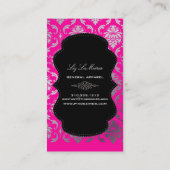 PixDezines Vendome Damask Visitekaartje (Achterkant)