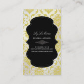 PixDezines Vendome Damask Visitekaartje (Achterkant)