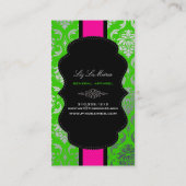 PixDezines Vendome Damask Visitekaartje (Achterkant)
