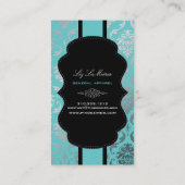 PixDezines Vendome Damask Visitekaartje (Achterkant)