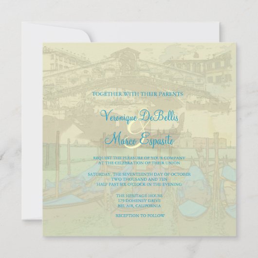 PixDezines Venezia+Rialto Bridge/Color Kaart (Achterkant)