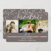 PixDezines verblind DIY kleur / foto's opslaan van Save The Date (Voorkant / Achterkant)