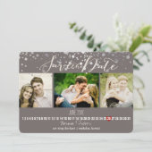 PixDezines verblind DIY kleur / foto's opslaan van Save The Date (Staand voorkant)