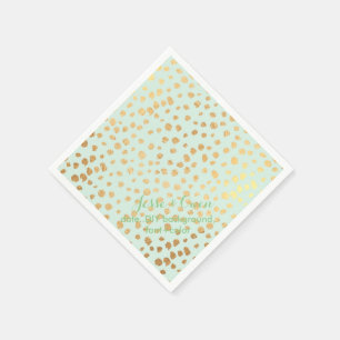 PixDezines verblind faux gouden stippen/DIY kleur/ Servetten
