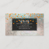 PixDezines verblind/faux zilver Visitekaartje (Achterkant)