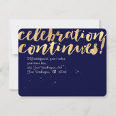 PixDezines verblind/goud/Bar Mitswa/receptie Kaart (Achterkant)