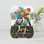 PixDezines verblind goud/vakantiekaarten Feestdagenkaart (Staand voorkant)