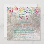 PixDezines verblind/regenboog/doe-het-zelf eveneme Kaart (Achterkant)