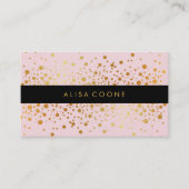 PixDezines verblinde faux gouden specs/DIY achterg Visitekaartje (Voorkant)