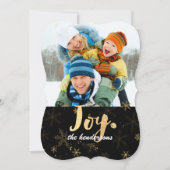 PixDezines verblinde goud- en vakantiekaarten Feestdagenkaart (Voorkant)