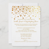 PixDezines verblinden/faux gouden specs/diy event Kaart (Achterkant)