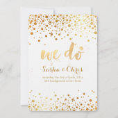 PixDezines verblinden/faux gouden specs/diy event Kaart (Voorkant)