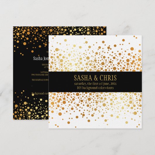 PixDezines verblinden/gouden specerijen/wintersoir Kaart (Voorkant / Achterkant)