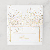 PixDezines Verblufte Faux Gold DIY achtergrond Plaatskaartje (Buitenkant ongevouwen)