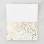PixDezines Verblufte Faux Gold DIY achtergrond Plaatskaartje (Binnenkant ongevouwen)