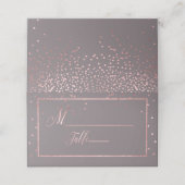 PixDezines Verblufte Faux Roos Gouden DIY achtergr Plaatskaartje (Buitenkant ongevouwen)