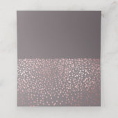 PixDezines Verblufte Faux Roos Gouden DIY achtergr Plaatskaartje (Binnenkant ongevouwen)