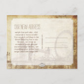 PixDezines/ verhuizen/Londen/geschetst Aankondigingskaart (Achterkant)