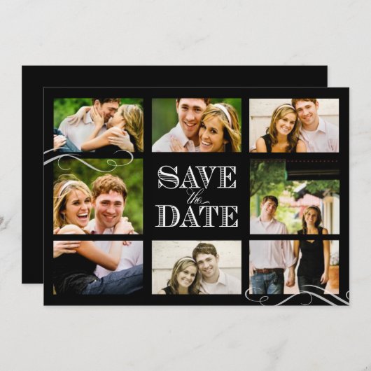 PixDezines verloving foto's/opslagdatum Save The Date (Voorkant / Achterkant)