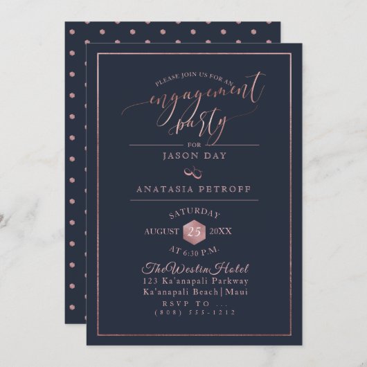 PixDezines Verlovingsfeest Zoete Honingraat Kaart (Voorkant / Achterkant)