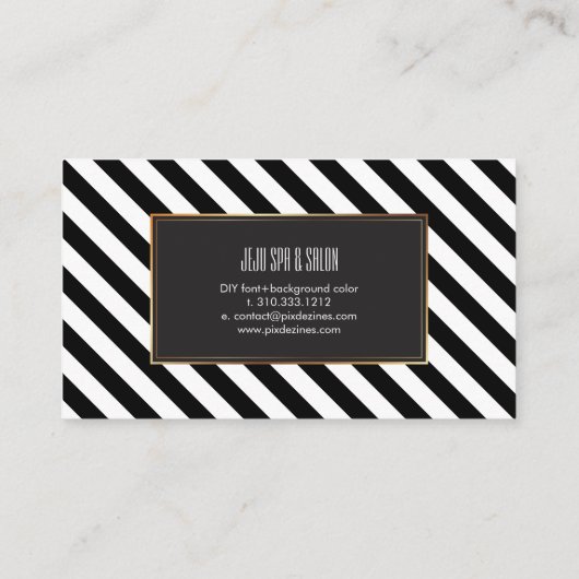 PixDezines verstelbare strepen/doe-het-zelf kleur Visitekaartje (Achterkant)