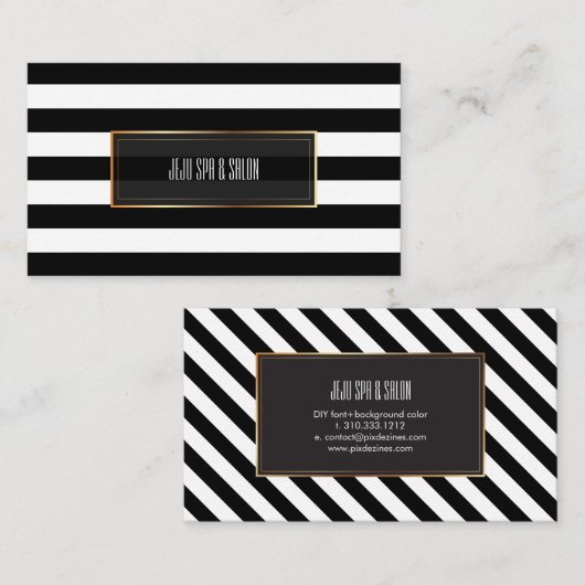 PixDezines verstelbare strepen/doe-het-zelf kleur Visitekaartje (Voorkant / Achterkant)