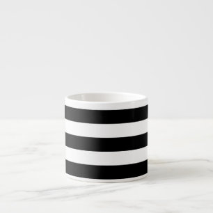PixDezines verstelbare witte strepen/diy kleur Espresso Kop