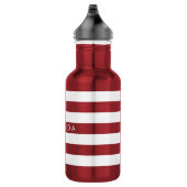 PixDezines verstelbare witte strepen/doe-het-zelf Waterfles (Rechts)