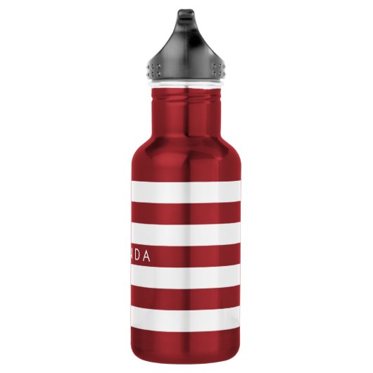 PixDezines verstelbare witte strepen/doe-het-zelf  Waterfles (Rechts)