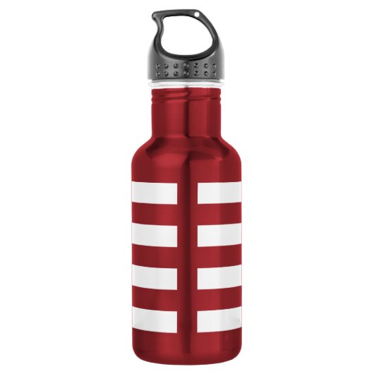 PixDezines verstelbare witte strepen/doe-het-zelf Waterfles (Achterkant)