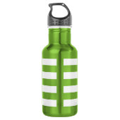 PixDezines verstelbare witte strepen/doe-het-zelf  Waterfles (Achterkant)