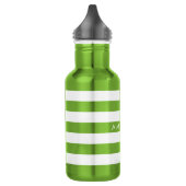 PixDezines verstelbare witte strepen/doe-het-zelf  Waterfles (Links)