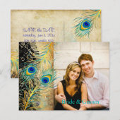 PixDezines veterpauw/DIY-gebeurtenis+achtergrondkl Aankondigingskaart (Voorkant / Achterkant)