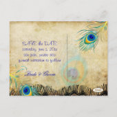 PixDezines veterpauw/DIY-gebeurtenis+achtergrondkl Aankondigingskaart (Achterkant)