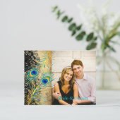 PixDezines veterpauw/DIY-gebeurtenis+achtergrondkl Aankondigingskaart (Staand voorkant)