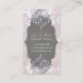 PixDezines Victoriaans Damask/DIY achtergrondkleur Visitekaartje (Achterkant)