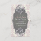 PixDezines Victoriaans Damask/DIY achtergrondkleur Visitekaartje (Achterkant)