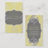 PixDezines Victoriaans Damask/DIY kleur Visitekaartje (Voorkant / Achterkant)