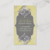 PixDezines Victoriaans Damask/DIY kleur Visitekaartje (Achterkant)